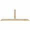 Ekena Millwork Portland Rough Sawn Timber Gable Bracket, Douglas Fir, 72"W x 27"H x 4"D x 4"F, 9/12 Pitch GBW072X27X0404POR00RDF - alternate 1